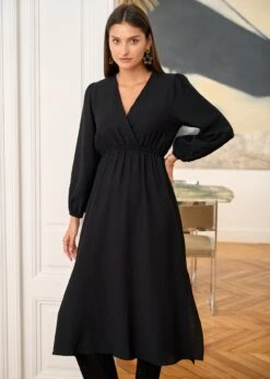 Robe Elisa -Motusboutique Soldes Motus Boutique Robe Elisa Noir 3