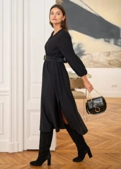 Robe Elisa -Motusboutique Soldes Motus Boutique Robe Elisa Noir 5