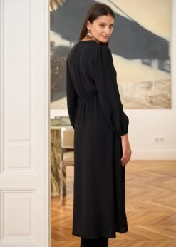 Robe Elisa -Motusboutique Soldes Motus Boutique Robe Elisa Noir 7