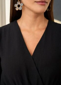 Robe Elisa -Motusboutique Soldes Motus Boutique Robe Elisa Noir 9