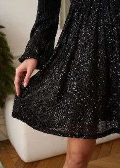 Robe Elise -Motusboutique Soldes Motus Boutique Robe Elise Noir 8