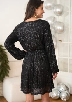 Robe Elise -Motusboutique Soldes Motus Boutique Robe Elise Noir 9