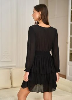 Robe Eva -Motusboutique Soldes Motus Boutique Robe Eva Noir 6