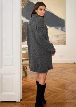 Robe Isidore -Motusboutique Soldes Motus Boutique Robe Isidore Gris 7