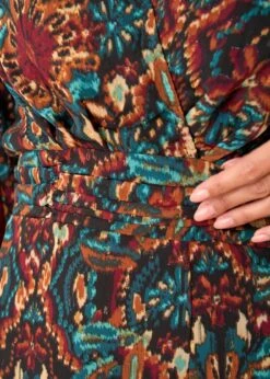 Robe Léa -Motusboutique Soldes Motus Boutique Robe Lea Imprime Fond Noir 5