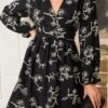 Robe Lila -Motusboutique Soldes Motus Boutique Robe Lila Noir 1