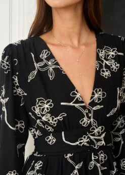 Robe Lila -Motusboutique Soldes Motus Boutique Robe Lila Noir 4