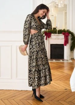 Robe Manon -Motusboutique Soldes Motus Boutique Robe Manon Noir 6