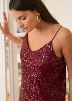 Robe Noémie -Motusboutique Soldes Motus Boutique Robe Noemie Bordeaux 3