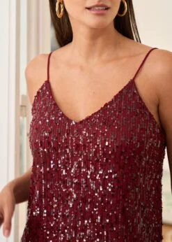 Robe Noémie -Motusboutique Soldes Motus Boutique Robe Noemie Bordeaux 6