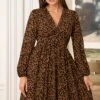 Robe Océane 1 Robe Océane -Motusboutique Soldes Motus Boutique Robe Oceane Leopard Camel 1