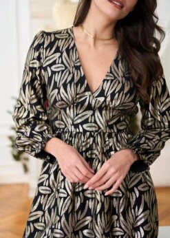 Robe Ophélie -Motusboutique Soldes Motus Boutique Robe Ophelie Noir 4