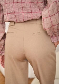 Pantalon Ivano -Motusboutique Soldes Motus Boutique Robe Pantalon Ivano Camel 6