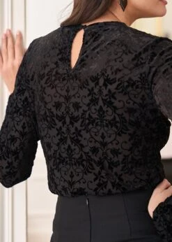 Top Roxane -Motusboutique Soldes Motus Boutique Top Roxane Noir 6