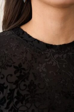 Top Roxane -Motusboutique Soldes Motus Boutique Top Roxane Noir 8