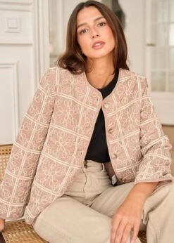Veste Aiko -Motusboutique Soldes Motus Boutique Veste Aiko Taupe 3