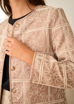 Veste Aiko -Motusboutique Soldes Motus Boutique Veste Aiko Taupe 7