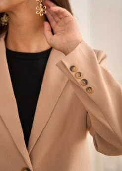 Veste Elie -Motusboutique Soldes Motus Boutique Veste Elie Camel 9