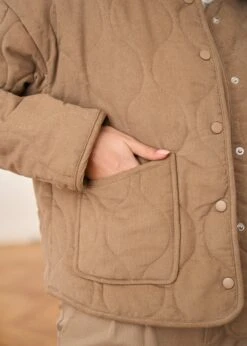 Veste Lia -Motusboutique Soldes Motus Boutique Veste Lia Taupe 4