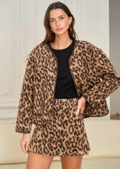 Veste Noa -Motusboutique Soldes Motus Boutique Veste Noa Leopard 1