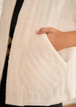 Veste Nyma -Motusboutique Soldes Motus Boutique Veste Nyma Ivoire 7