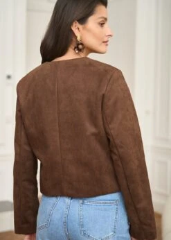 Veste Séréna -Motusboutique Soldes Motus Boutique Veste Serena Choco 6