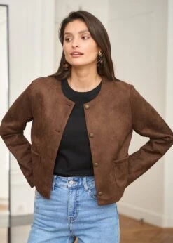 Veste Séréna -Motusboutique Soldes Motus Boutique Veste Serena Choco 7