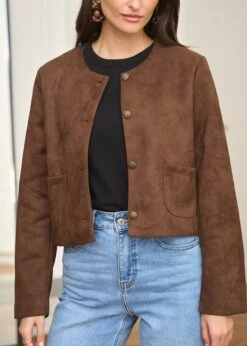 Veste Séréna -Motusboutique Soldes Motus Boutique Veste Serena Choco 8