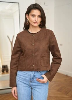 Veste Séréna -Motusboutique Soldes Motus Boutique Veste Serena Choco 9