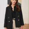 Blazer Toscane -Motusboutique Soldes motus boutique blazer toscane noir 1