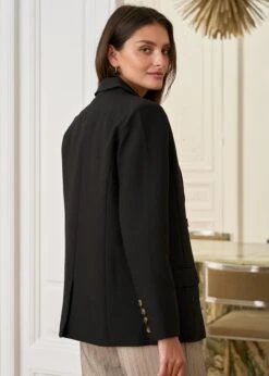 Blazer Toscane -Motusboutique Soldes motus boutique blazer toscane noir 4