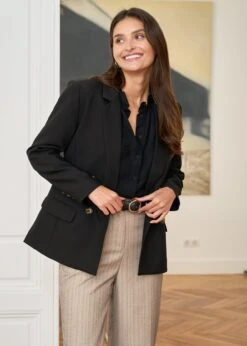 Blazer Toscane -Motusboutique Soldes motus boutique blazer toscane noir 6
