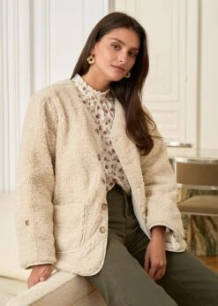 Blouse Juliette -Motusboutique Soldes motus boutique blouse juliette beige bordeaux 8