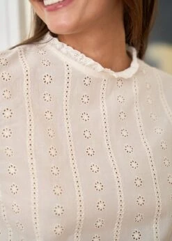 Blouse Laurie -Motusboutique Soldes motus boutique blouse laurie beige 4