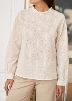 Blouse Laurie -Motusboutique Soldes motus boutique blouse laurie beige 7