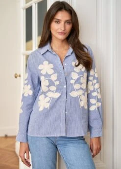 Chemise Laura -Motusboutique Soldes motus boutique chemise laura bleu 2