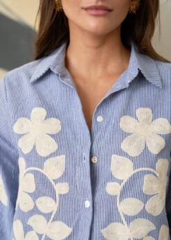 Chemise Laura -Motusboutique Soldes motus boutique chemise laura bleu 3