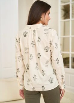 Chemise Sarah -Motusboutique Soldes motus boutique chemise sarah beige kaki 4