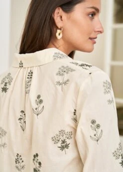 Chemise Sarah -Motusboutique Soldes motus boutique chemise sarah beige kaki 5