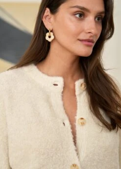 Gilet Annie -Motusboutique Soldes motus boutique gilet annie ecru 3