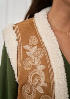 Veste Céline -Motusboutique Soldes motus boutique gilet celine camel 4