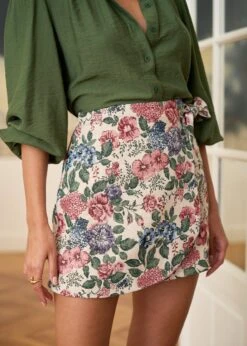 Jupe Lio -Motusboutique Soldes motus boutique jupe lio fleuri 8