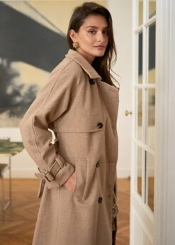 Manteau Isia -Motusboutique Soldes motus boutique manteau isia taupe 5
