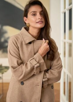 Manteau Isia -Motusboutique Soldes motus boutique manteau isia taupe 9