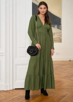 Robe Almé -Motusboutique Soldes motus boutique robe alme kaki 10