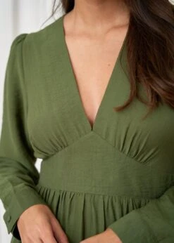 Robe Almé -Motusboutique Soldes motus boutique robe alme kaki 3