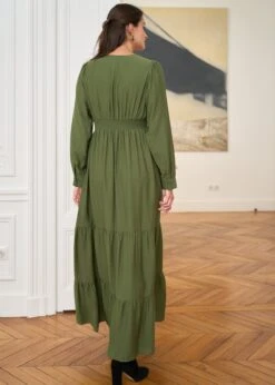 Robe Almé -Motusboutique Soldes motus boutique robe alme kaki 4