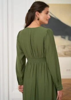 Robe Almé -Motusboutique Soldes motus boutique robe alme kaki 5