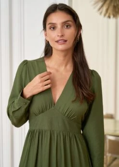 Robe Almé -Motusboutique Soldes motus boutique robe alme kaki 9