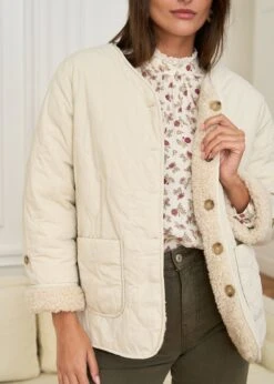 Veste Elsa -Motusboutique Soldes motus boutique veste elsa beige 4